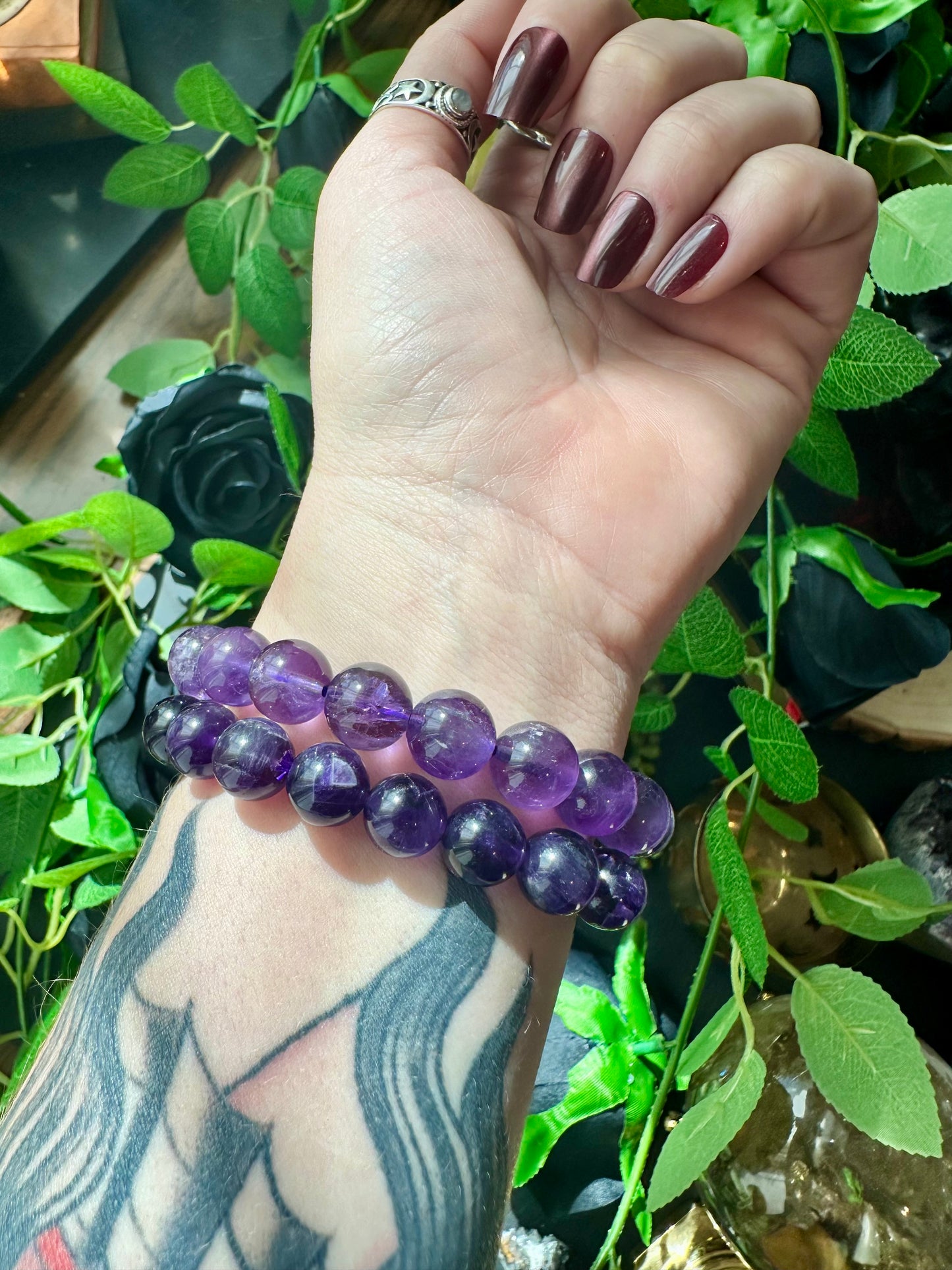 Amethyst bracelet