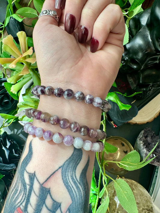 Lepidolite bracelet