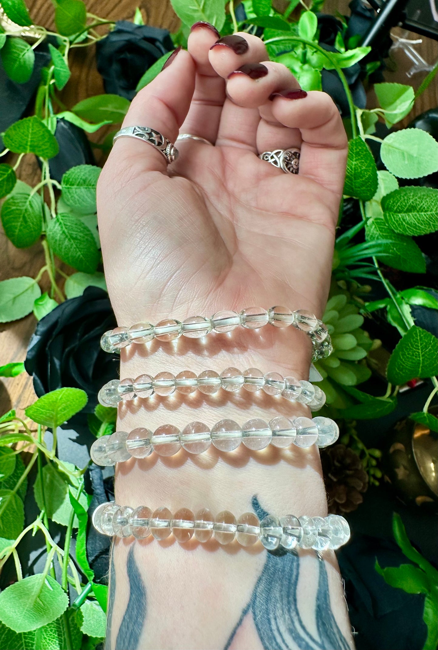 Clear quartz bracelet