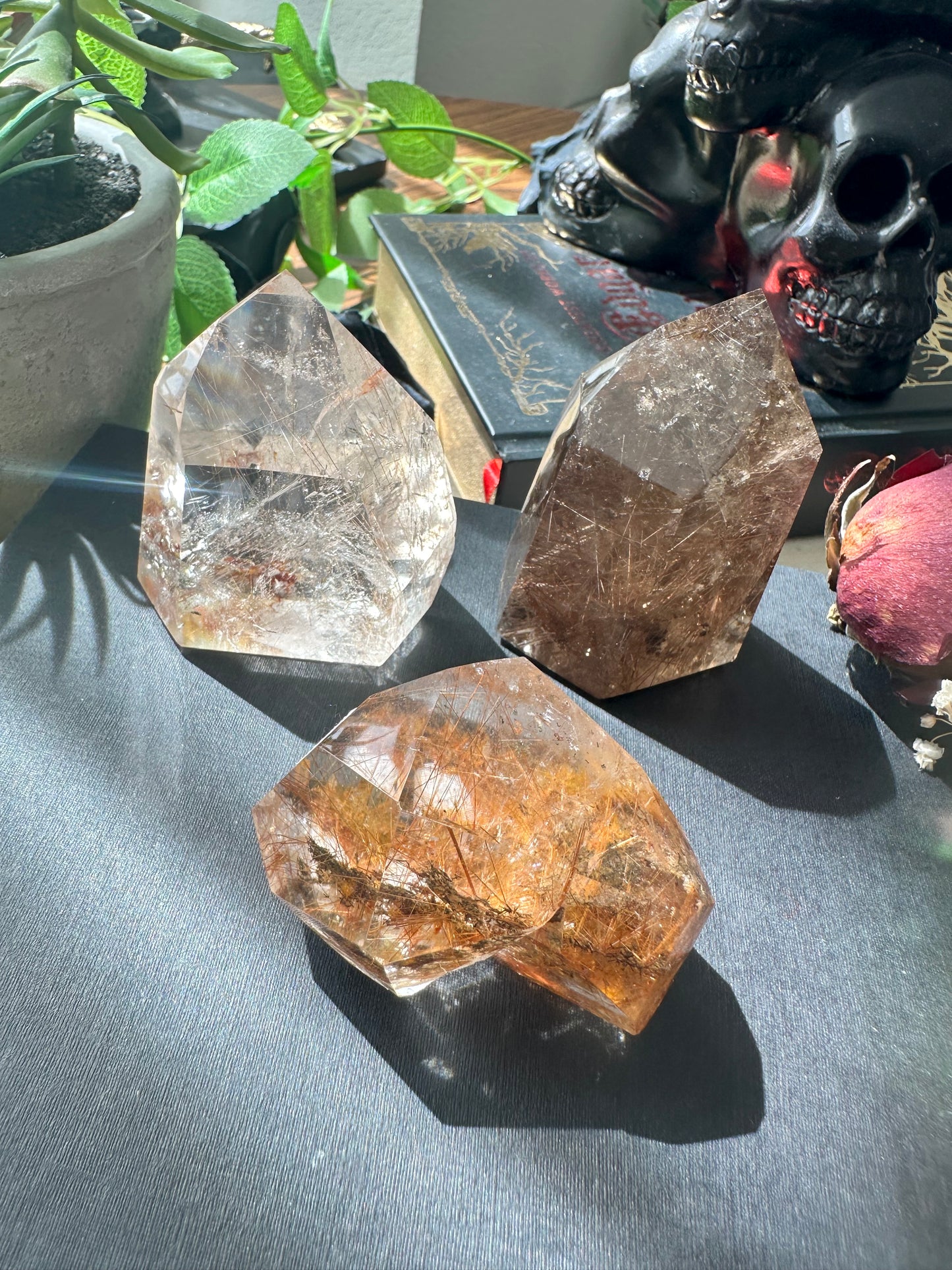 Rutilated Quartz tower A