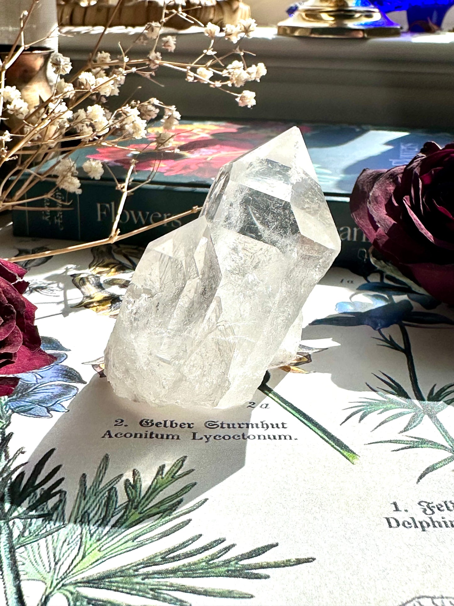 Clear quartz cluster F-imperfect tip *discounted*