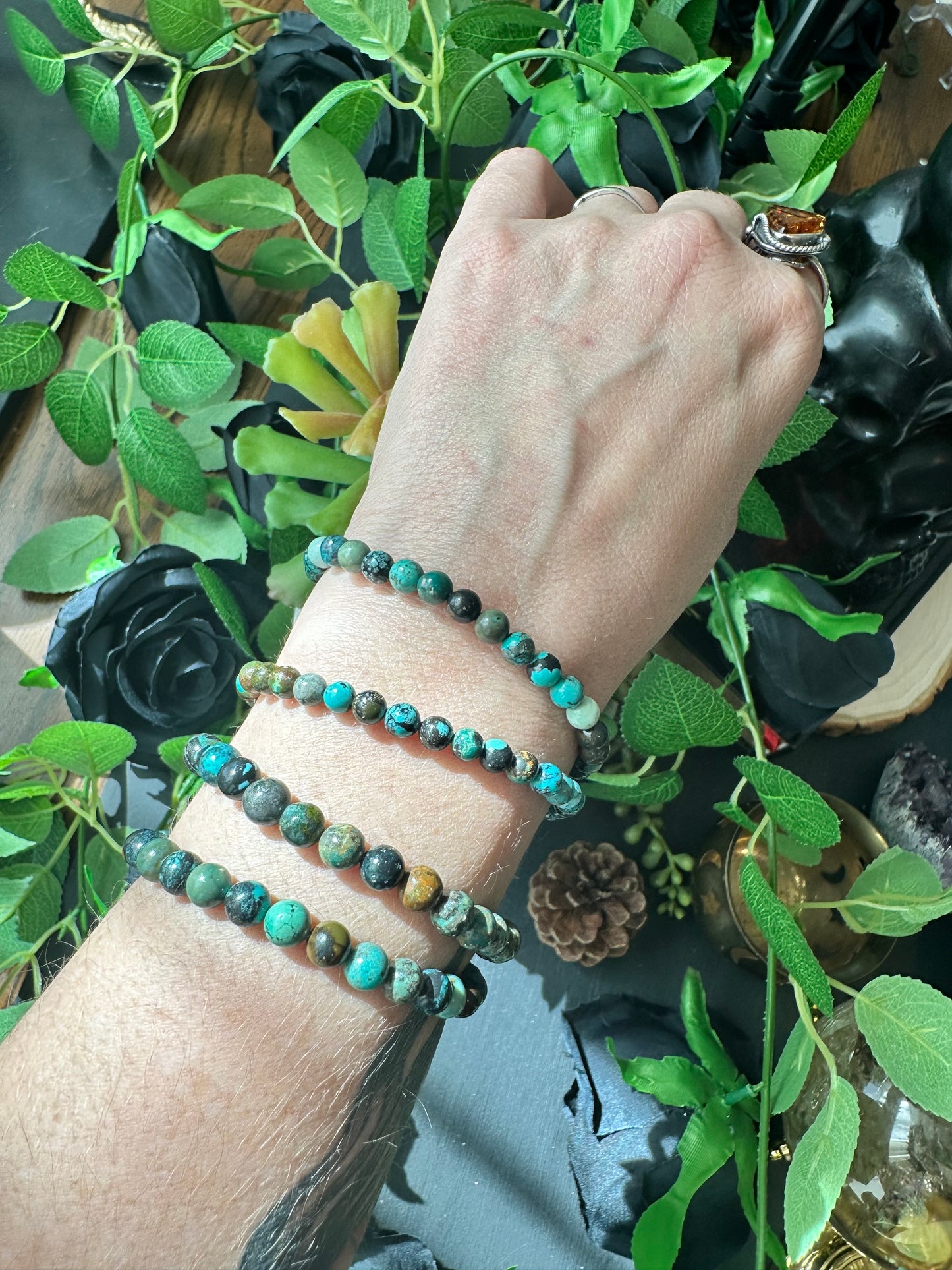 Chrysocolla bracelet