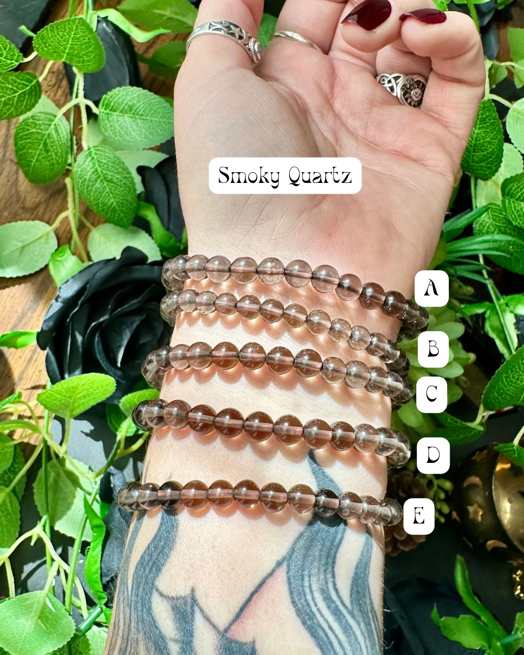 Smoky quartz bracelet