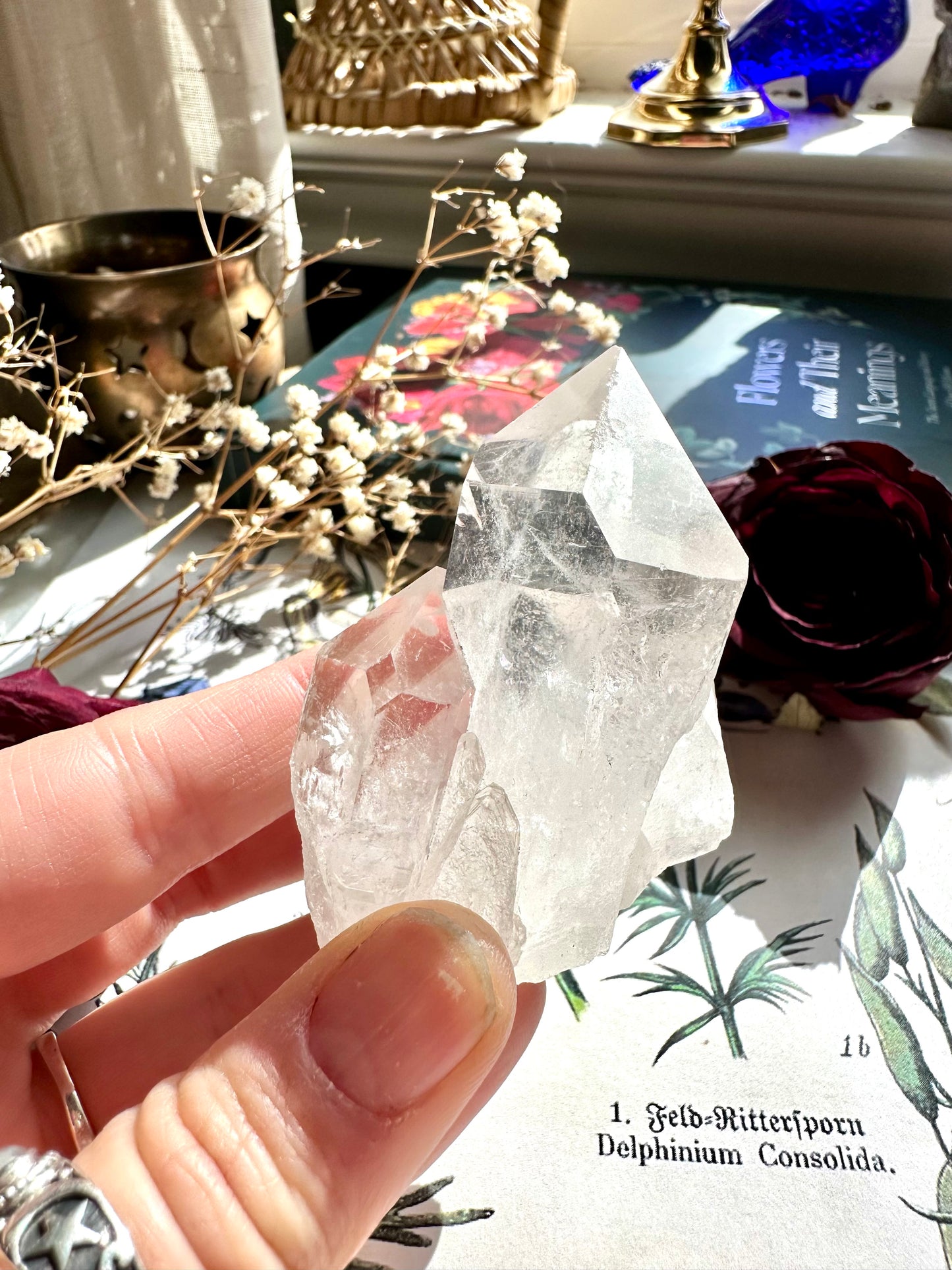 Clear quartz cluster F-imperfect tip *discounted*