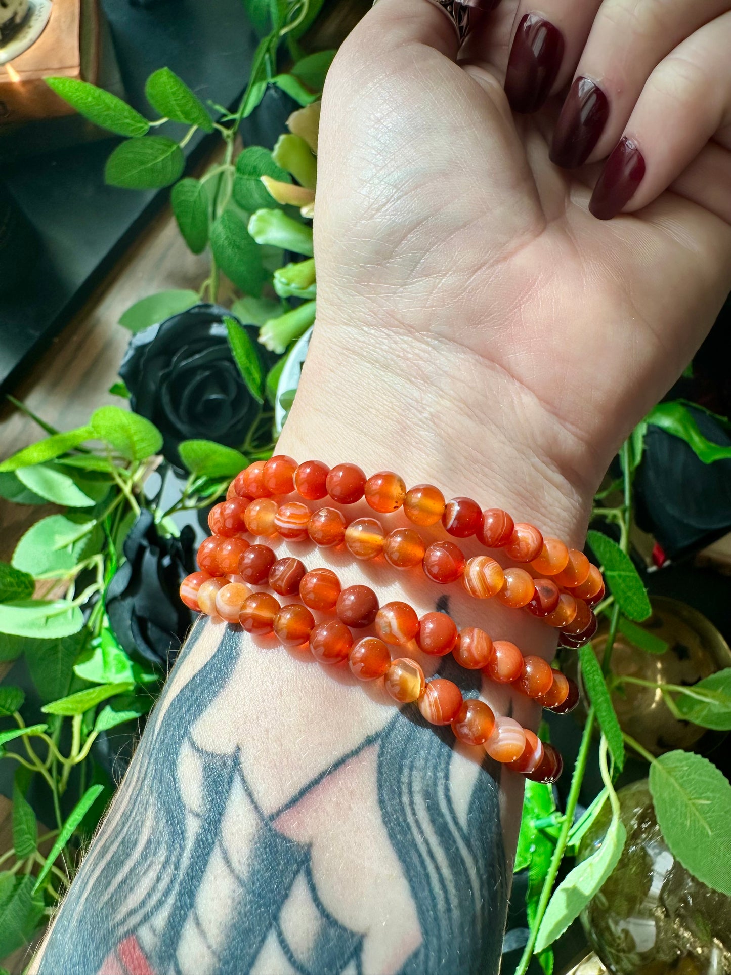 Carnelian bracelet