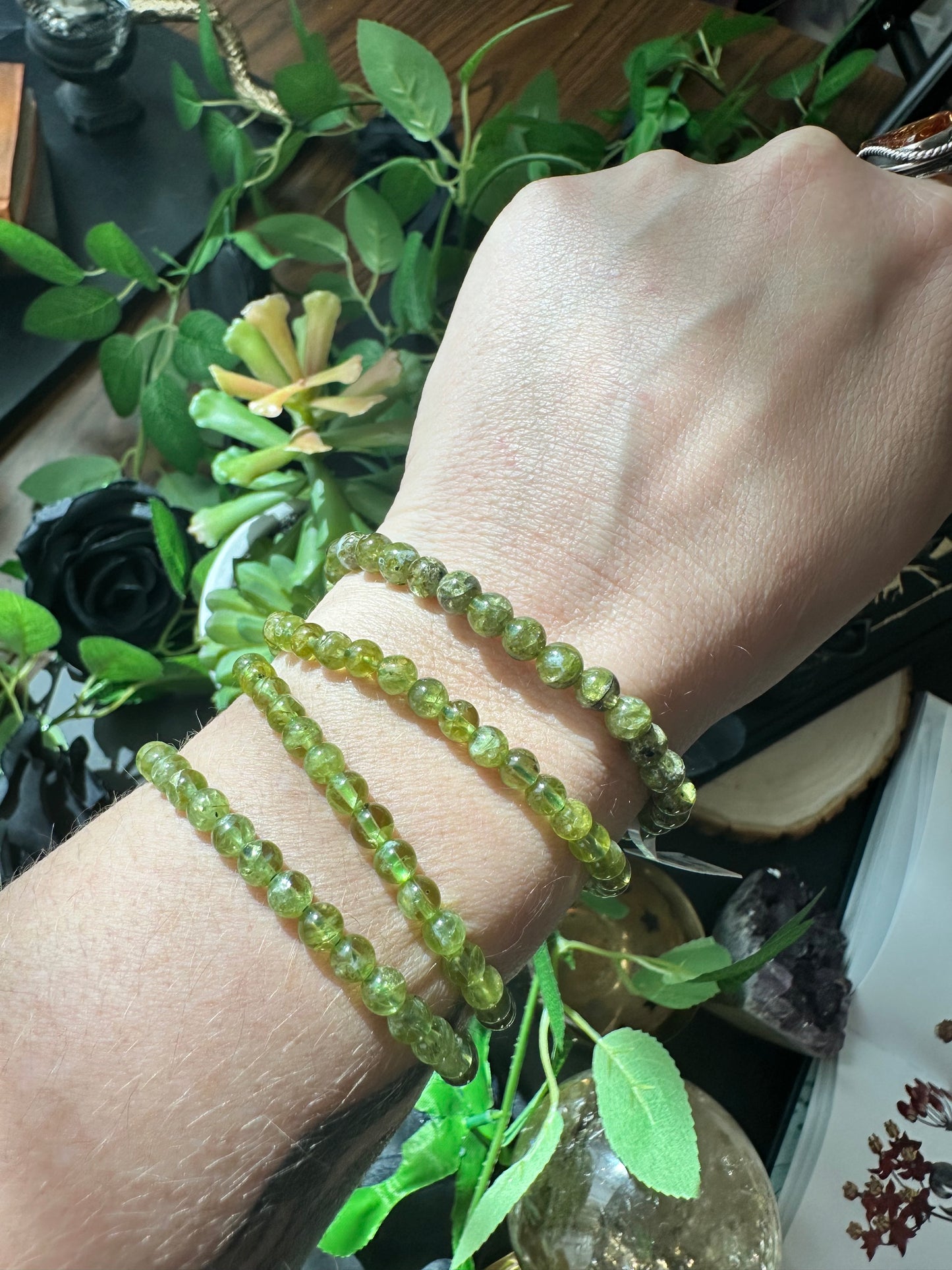 Peridot bracelet
