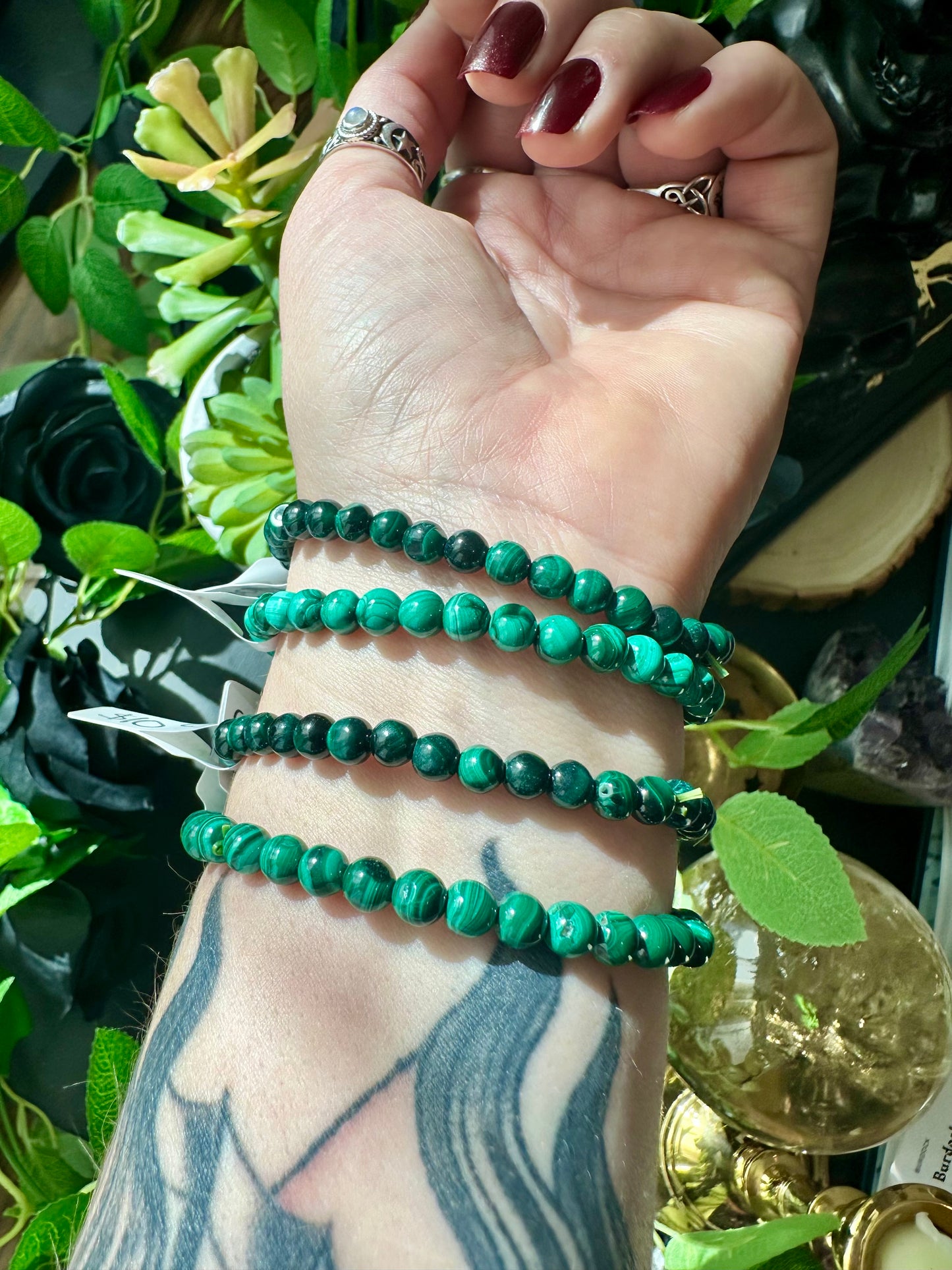 Malachite bracelet