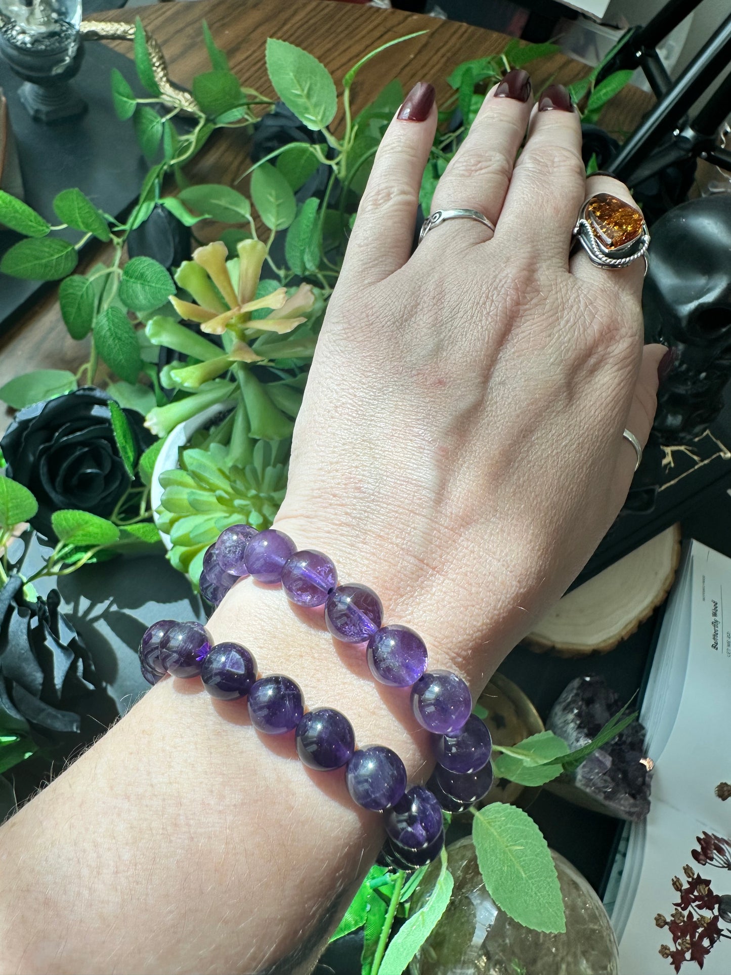 Amethyst bracelet