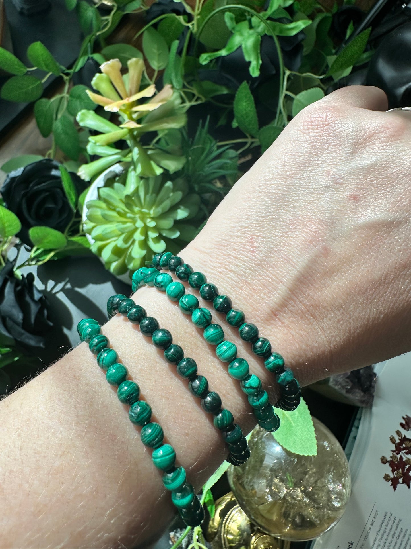 Malachite bracelet