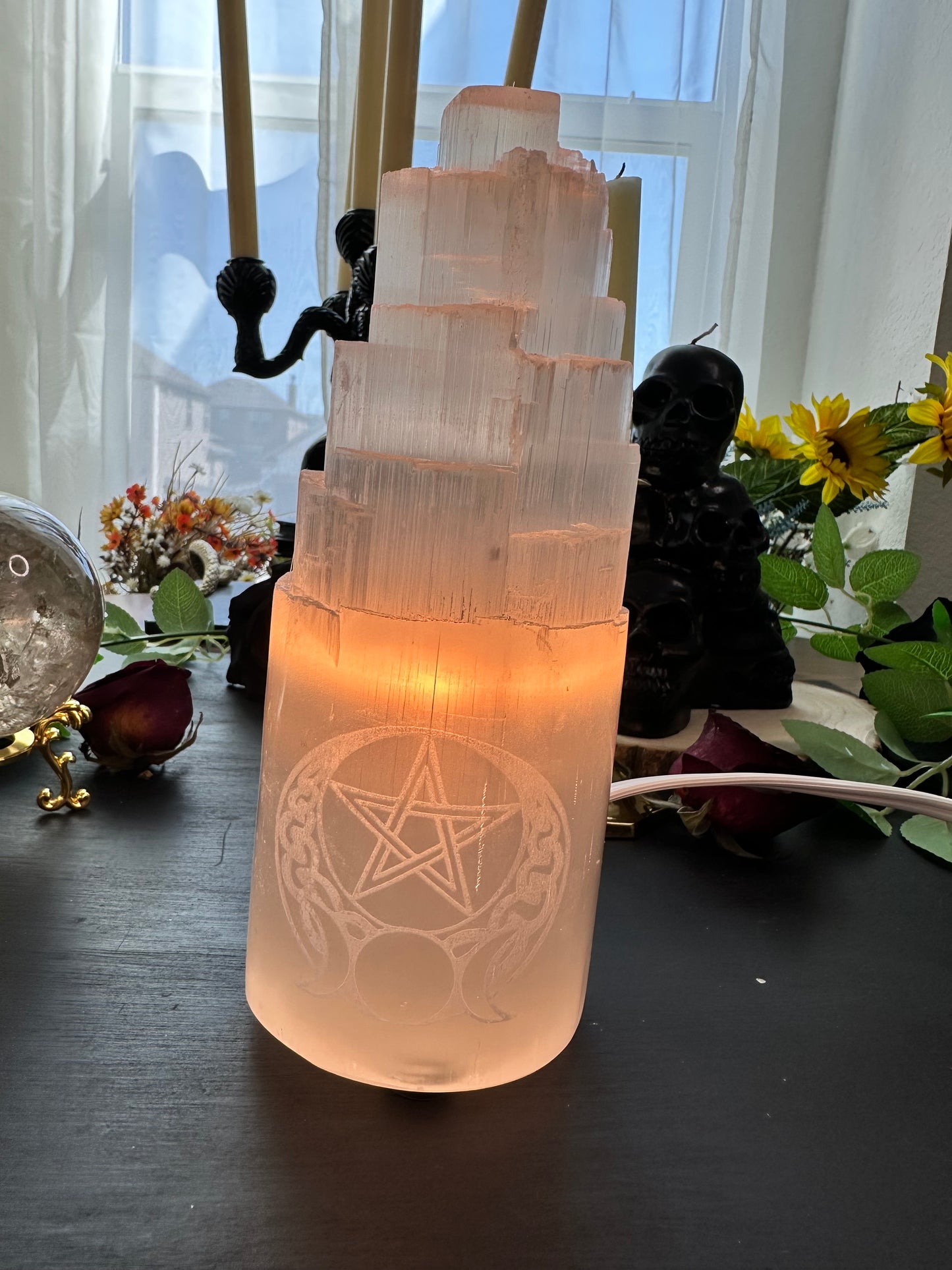 Selenite Lamps