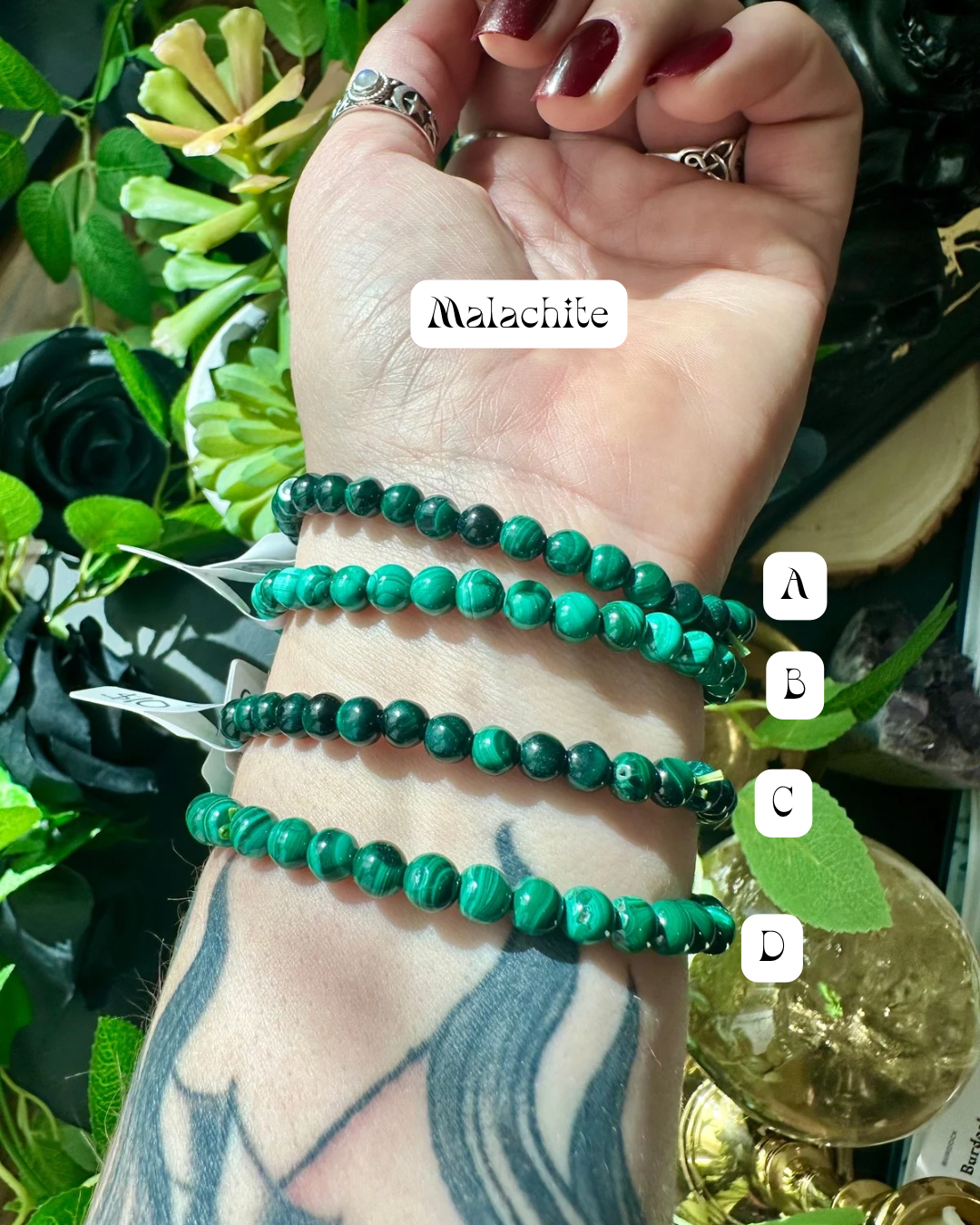 Malachite bracelet