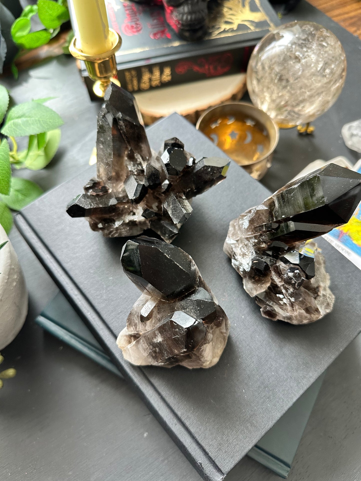 Smokey quartz cluster C