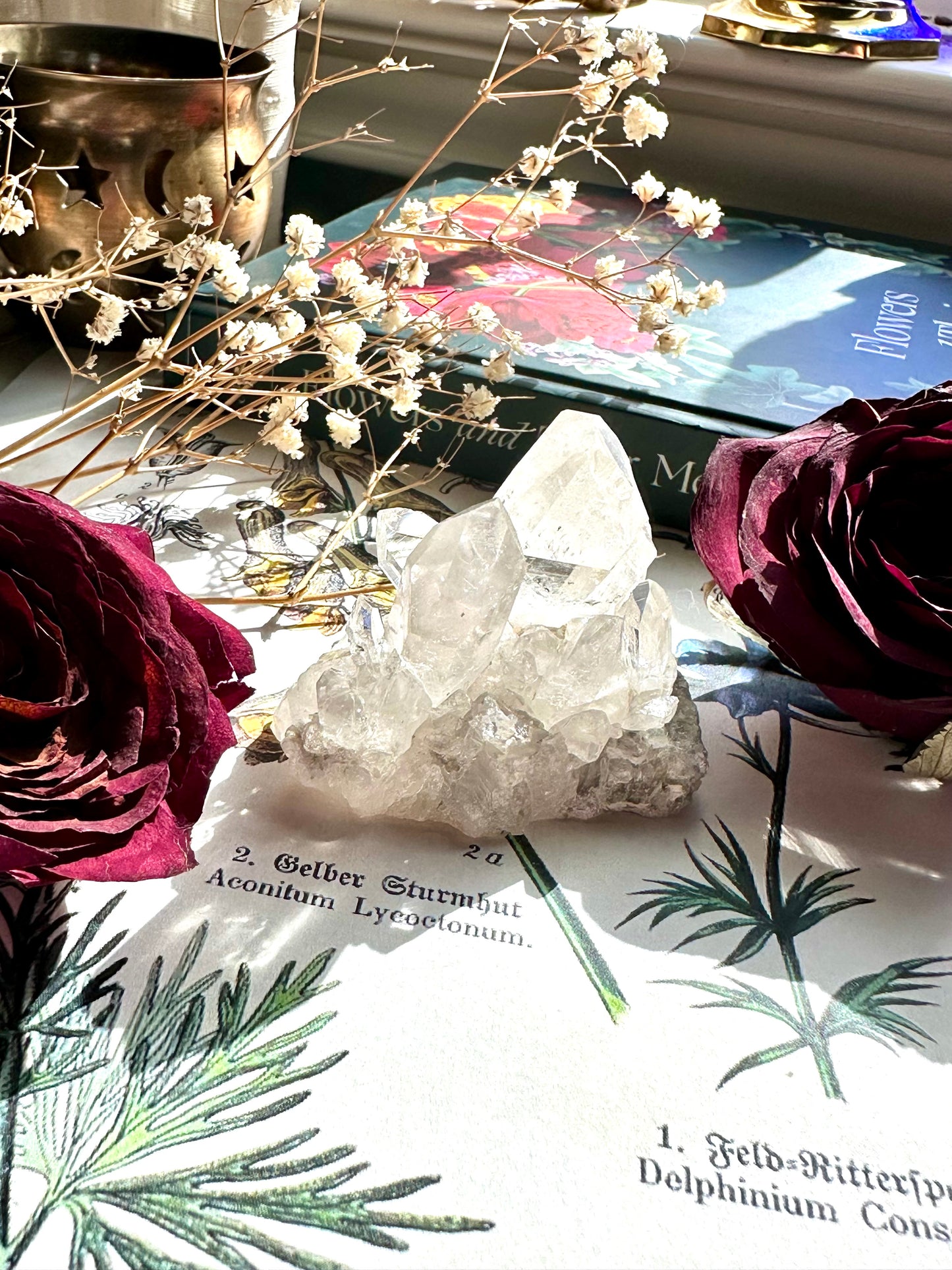 Clear quartz cluster E-imperfect tip *discounted*