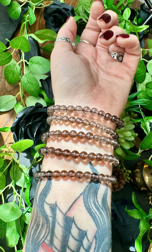 Smoky quartz bracelet
