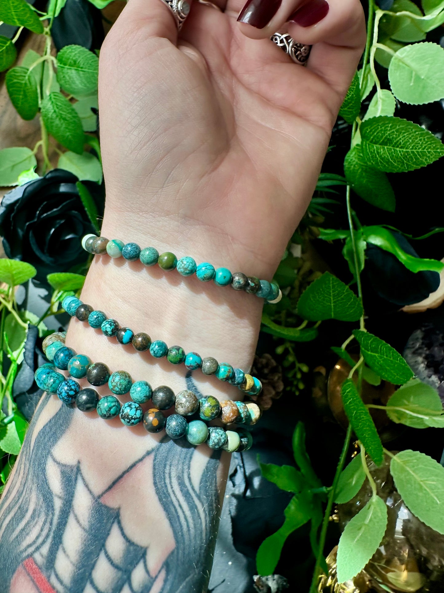 Chrysocolla bracelet