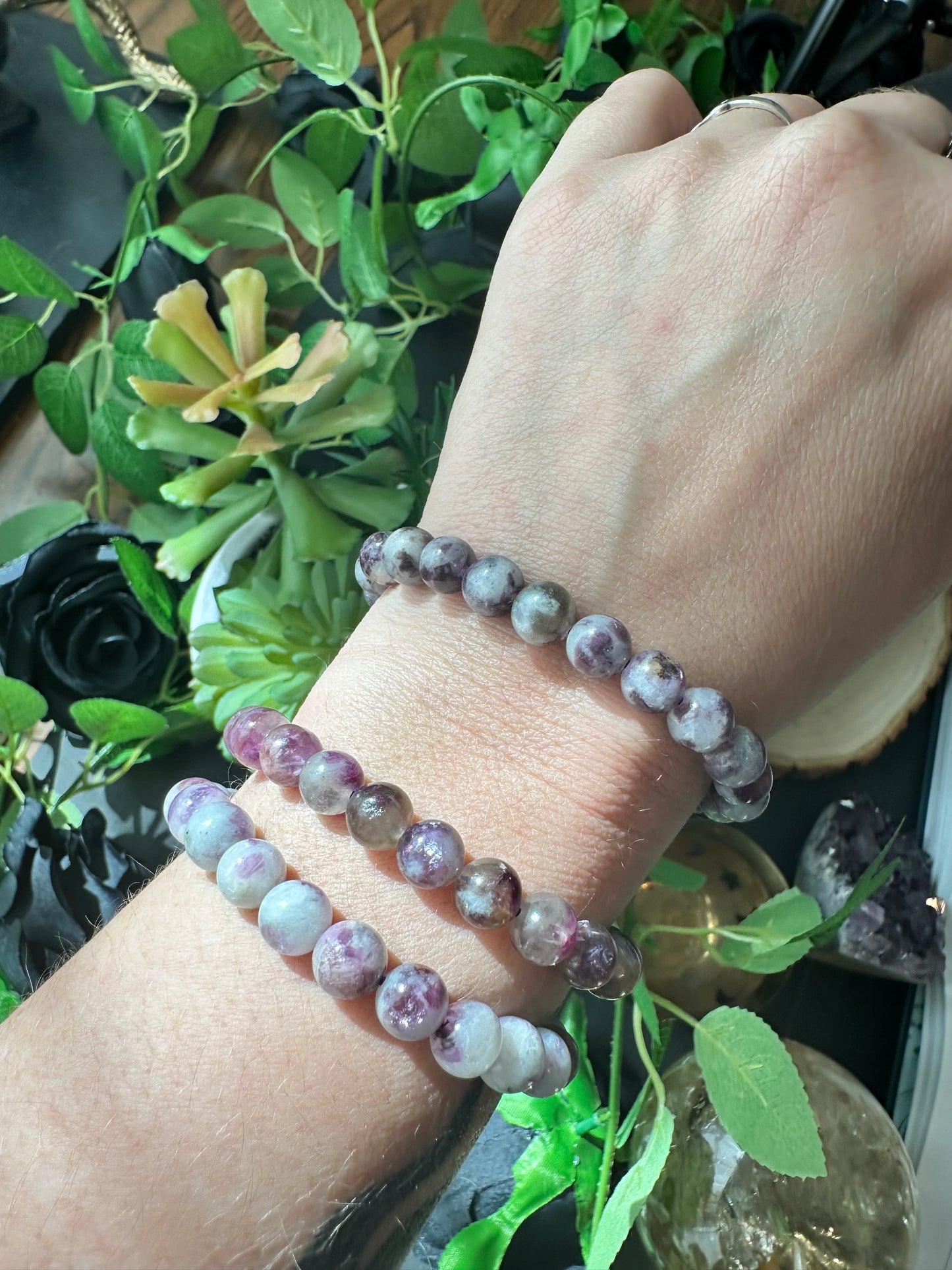 Lepidolite bracelet