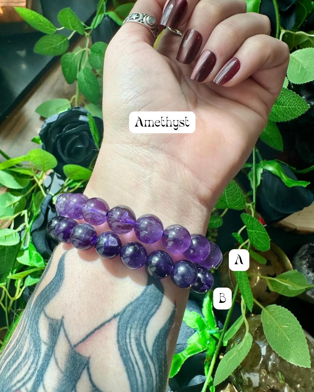 Amethyst bracelet