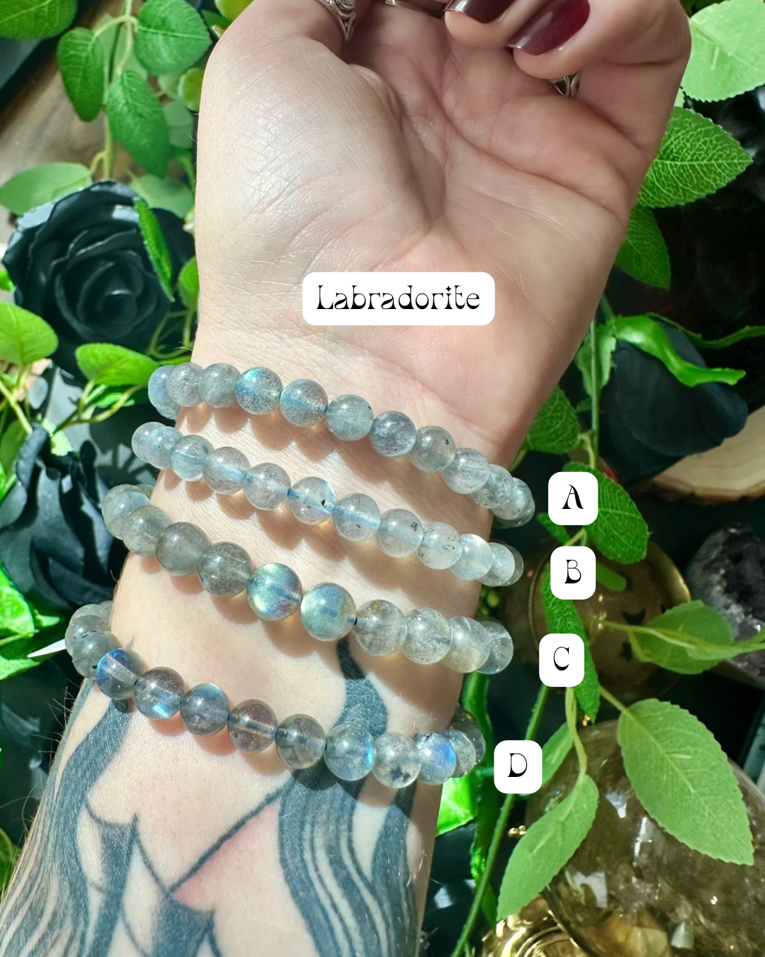 Labradorite bracelet