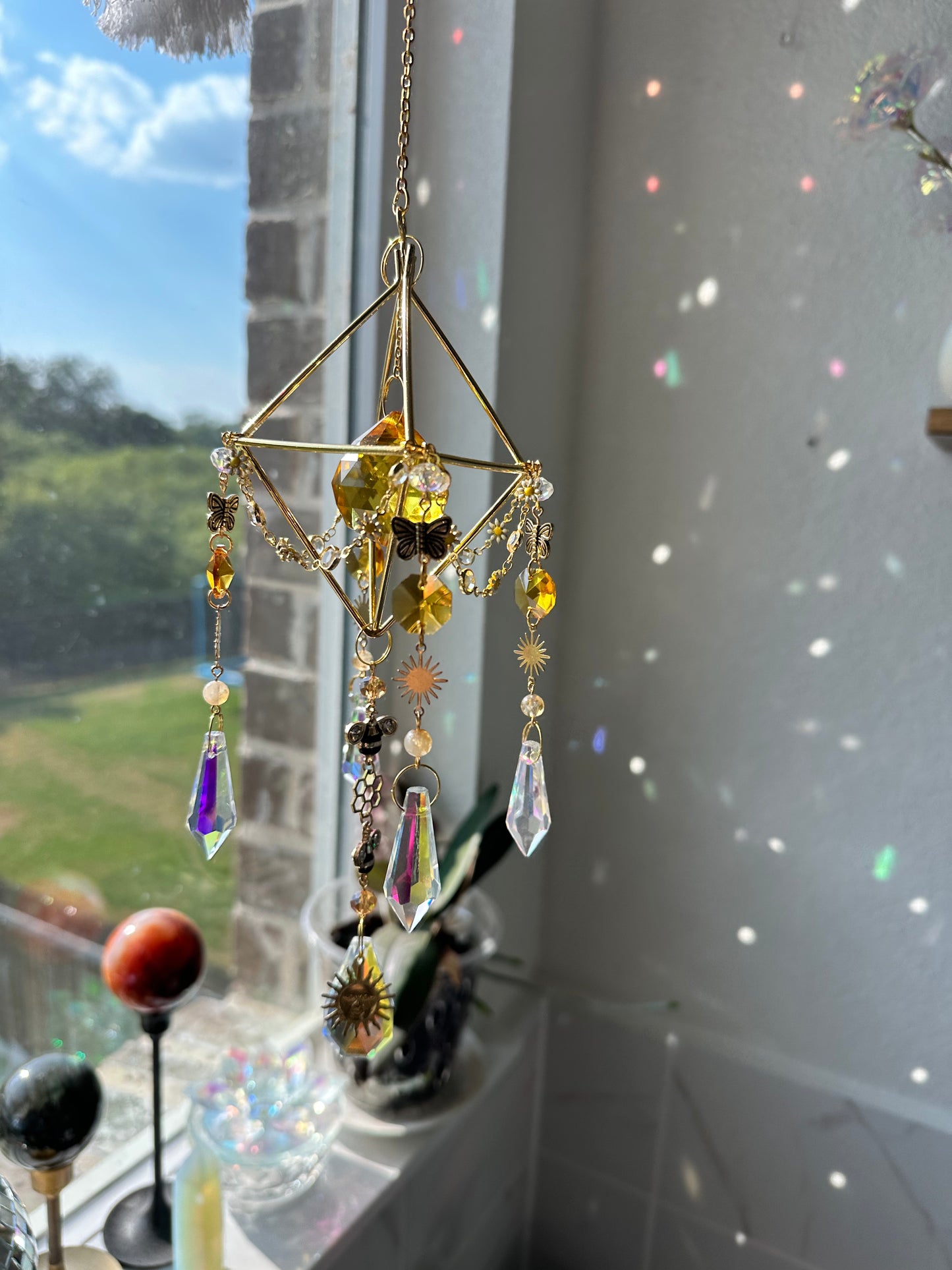 Honey Drip Sun Catcher
