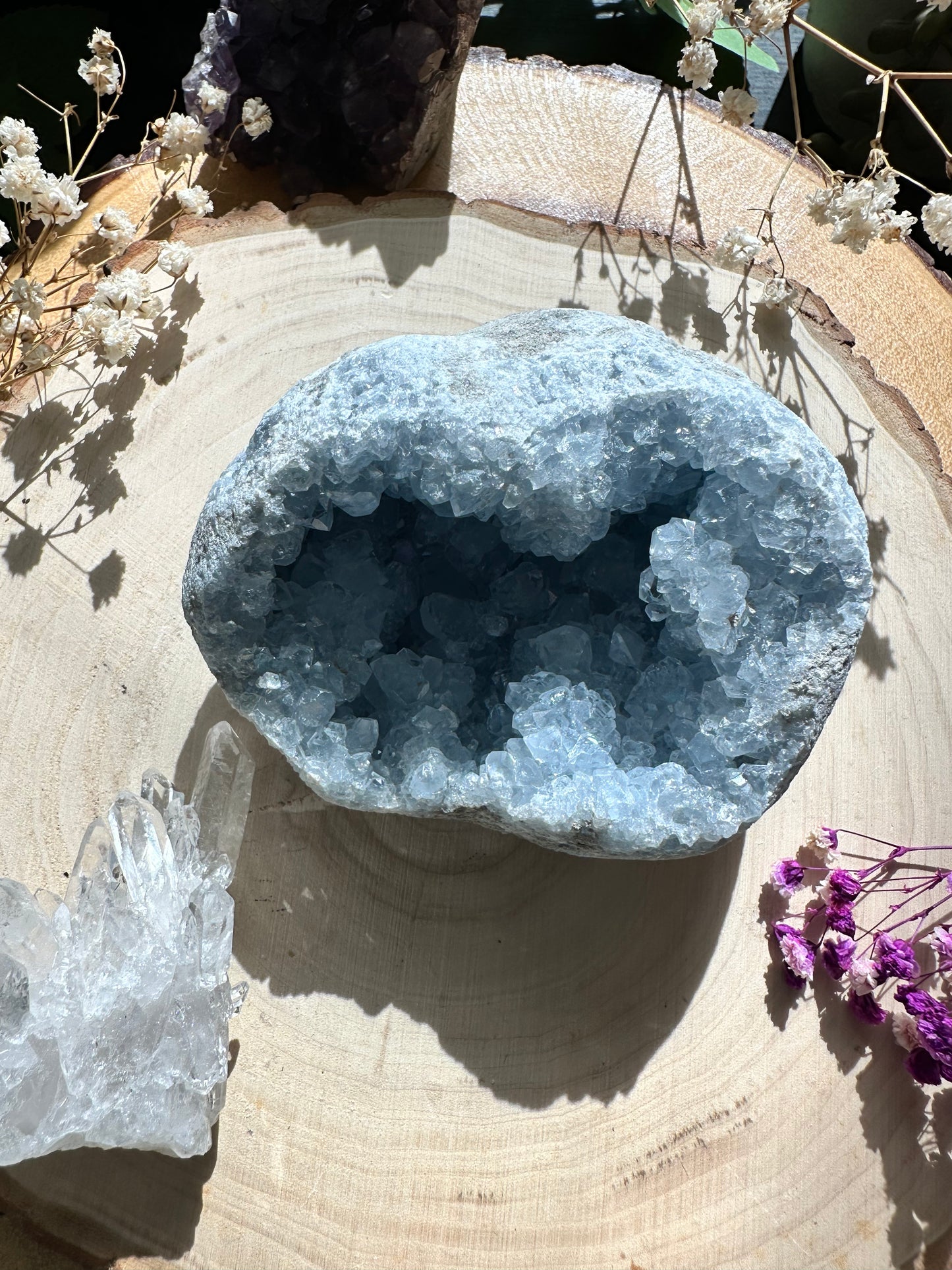 Raw Celestite Cluster