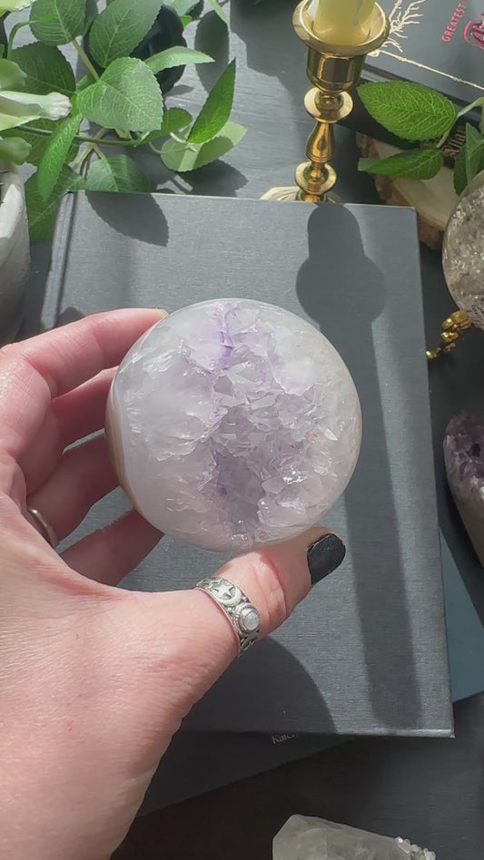 Druzy Amethyst Sphere C