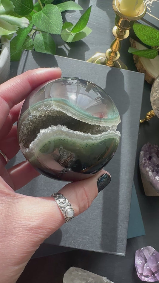 Druzy Agate Sphere G