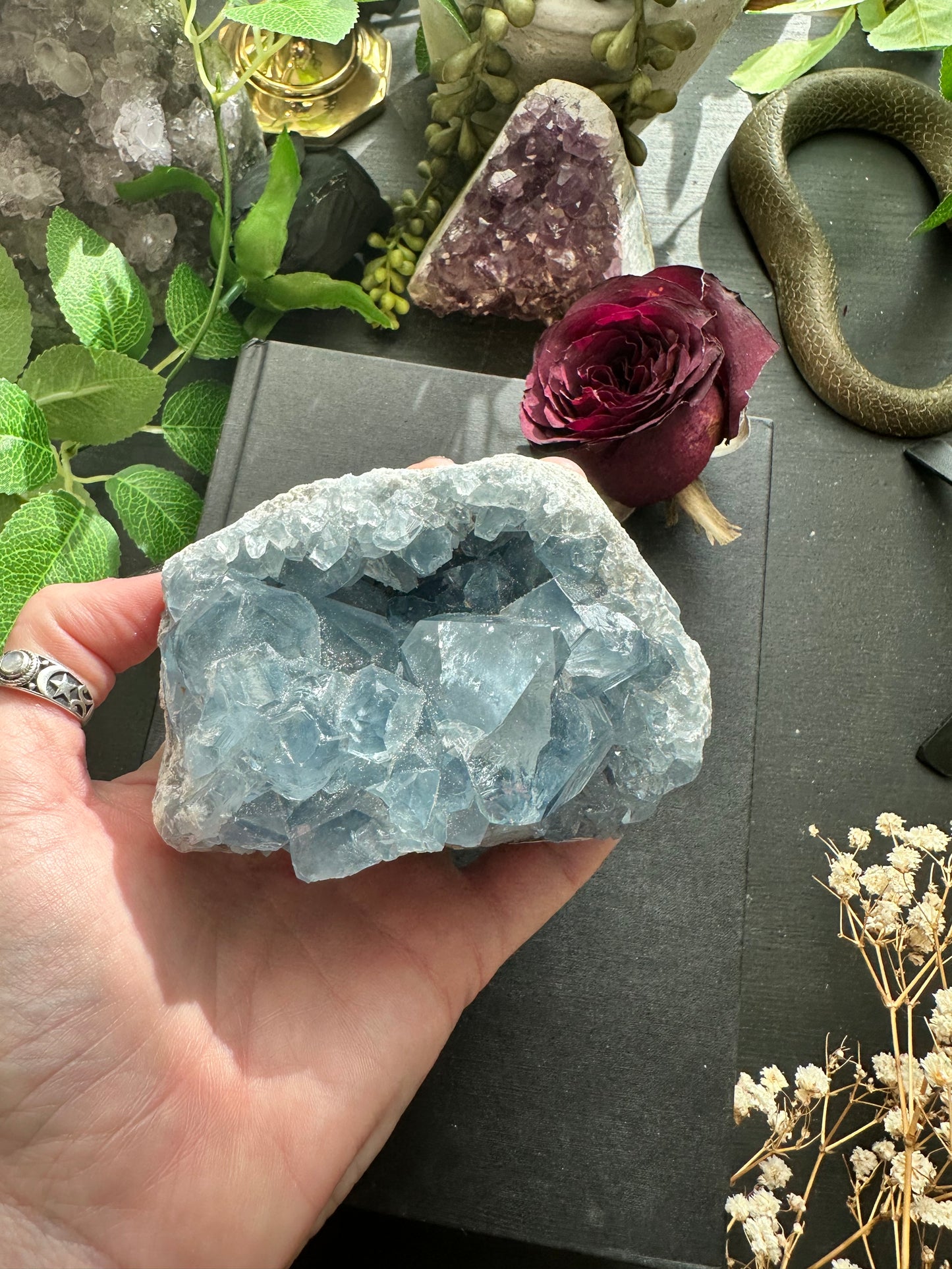 Celestite cluster c