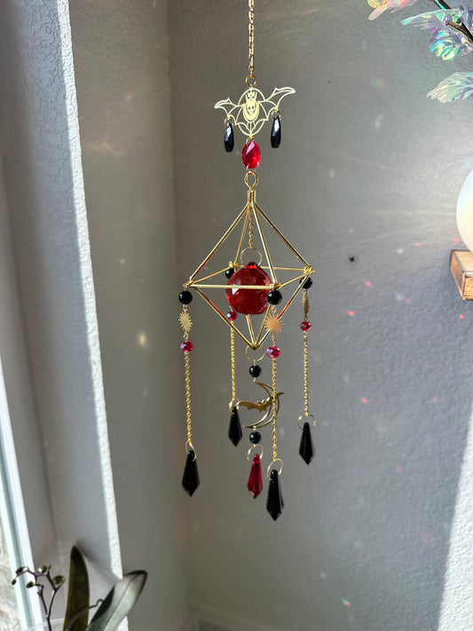 Vampire bat suncatcher