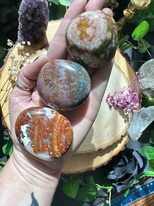 Ocean Jasper Palm Stones