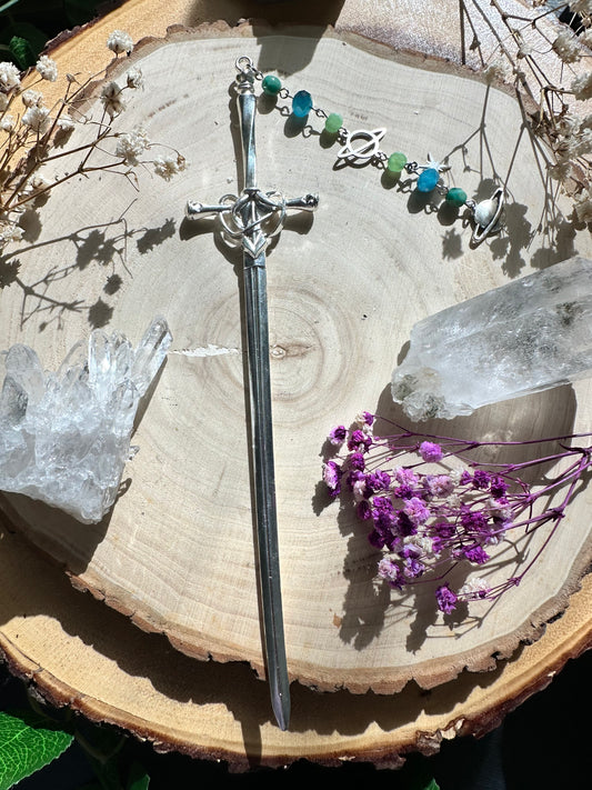 Planetary Hair Sword (Silver)