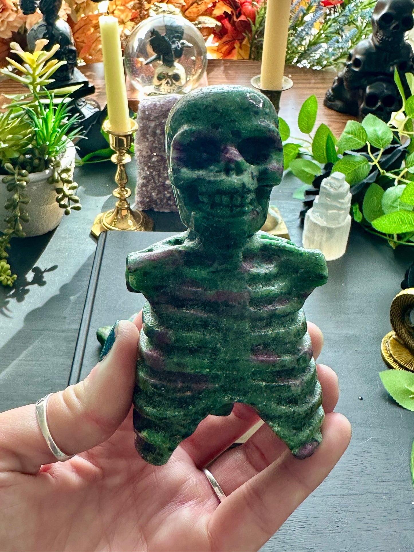 Ruby Zoisite Skelton torso