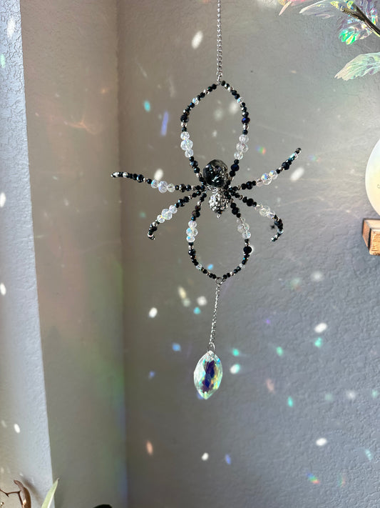 Spooky Spider Suncatchers