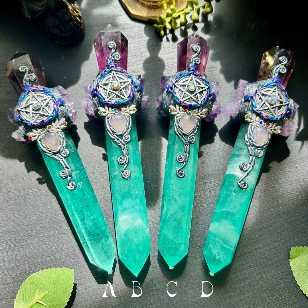 Fluorite Amethyst Wands