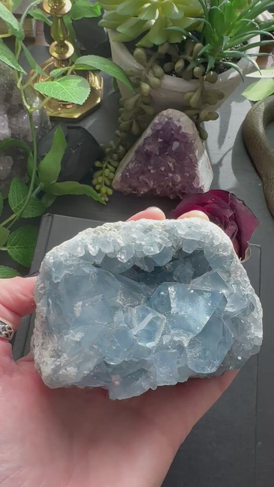 Celestite cluster c
