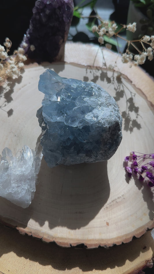 Raw Celestite Cluster